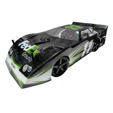 AUTOMODELO ON-ROAD 1/8 DIRT OVAL PRO ELÉTRICO RÁDIO 2.4GHZ MOTOR BRUSHLESS LEOPARD 4 POLES 1600KV ESC CASTLE MAMBA XL2 SEMINOVO REVISADO OFNA 34314